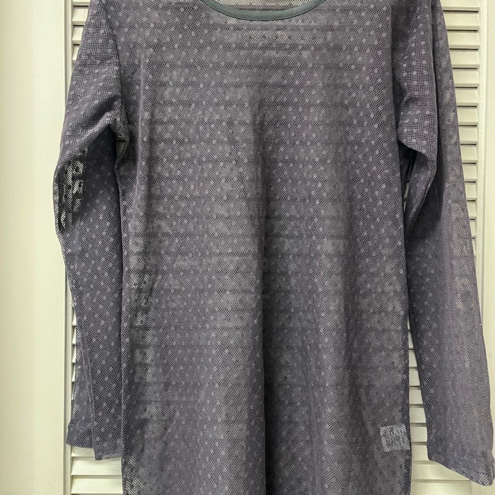 TULIP ✨medium ✨Chic Gray/purple Long Sleeve Women's Top/tunic/coverup